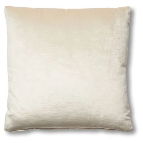 Hazel Pillow - Oyster Velvet