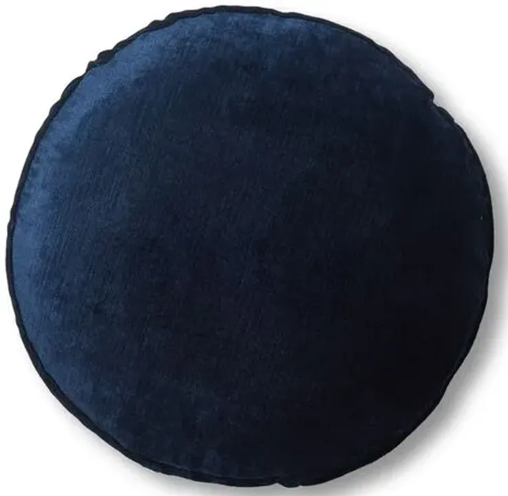 Claire 16x16 Disc Pillow - Midnight Velvet