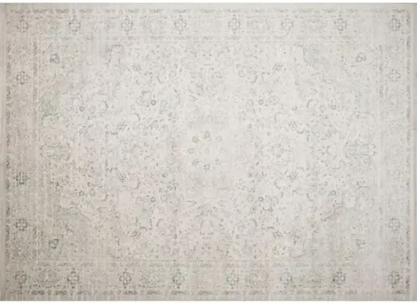 Lenu Rug - Stone/Blue - Gray - Gray