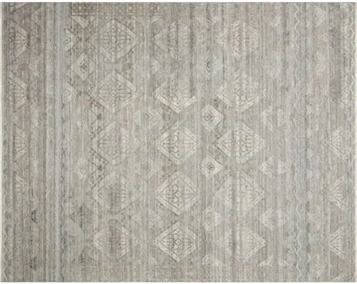 Sentry Hand-Knotted Rug - Granite/Sand - Gray - Gray