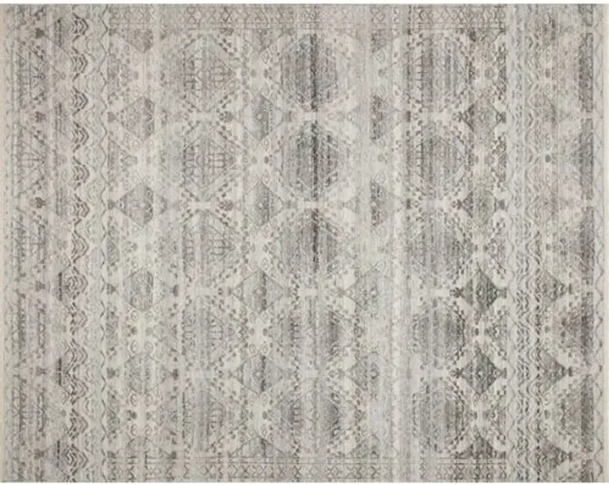 Eurydice Hand-Knotted Rug - Stone - Gray - Gray