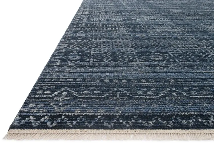 Spring Hand-Knotted Rug, Ink