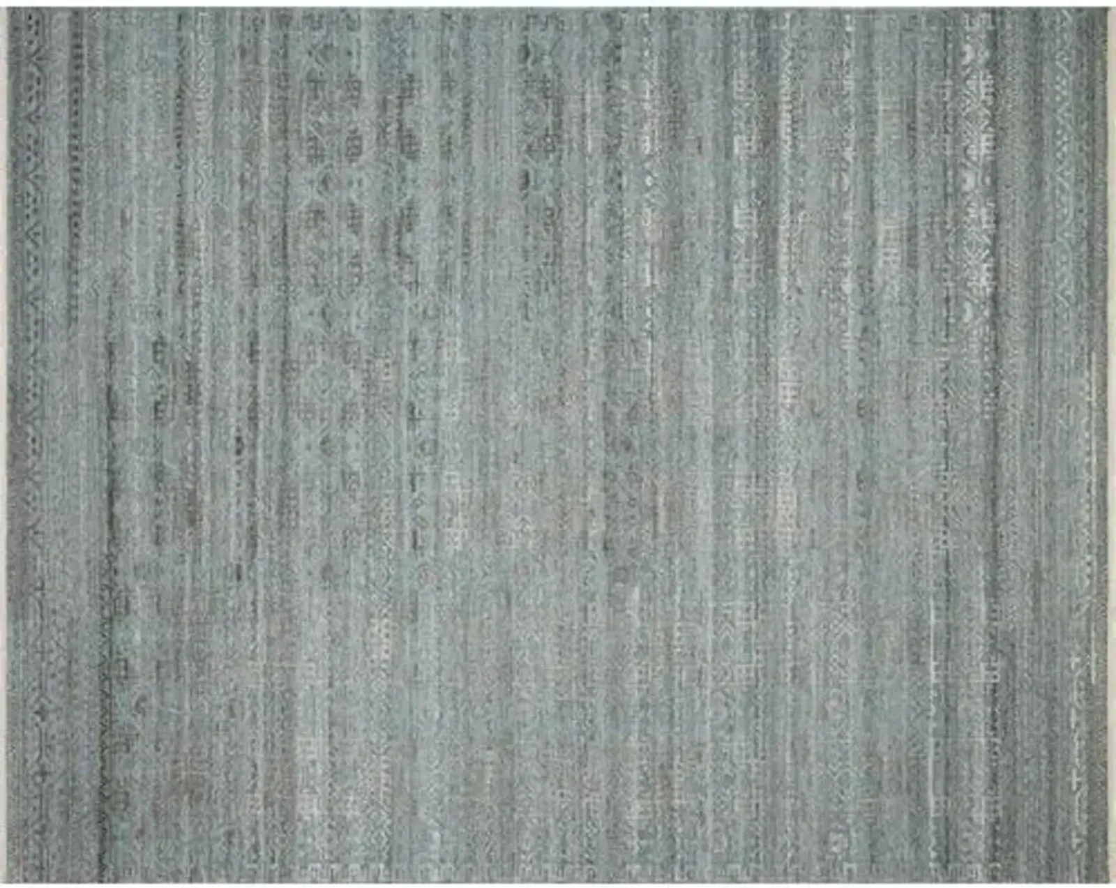 Spring Hand-Knotted Rug - Ocean/Smoke - Blue - Blue