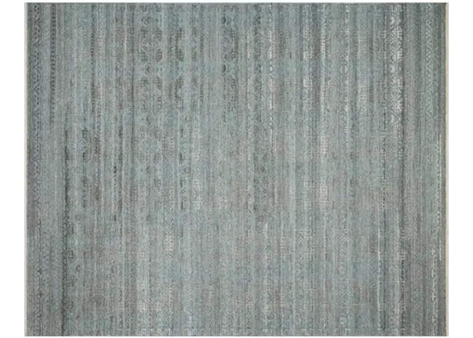 Spring Hand-Knotted Rug - Ocean/Smoke - Blue - Blue