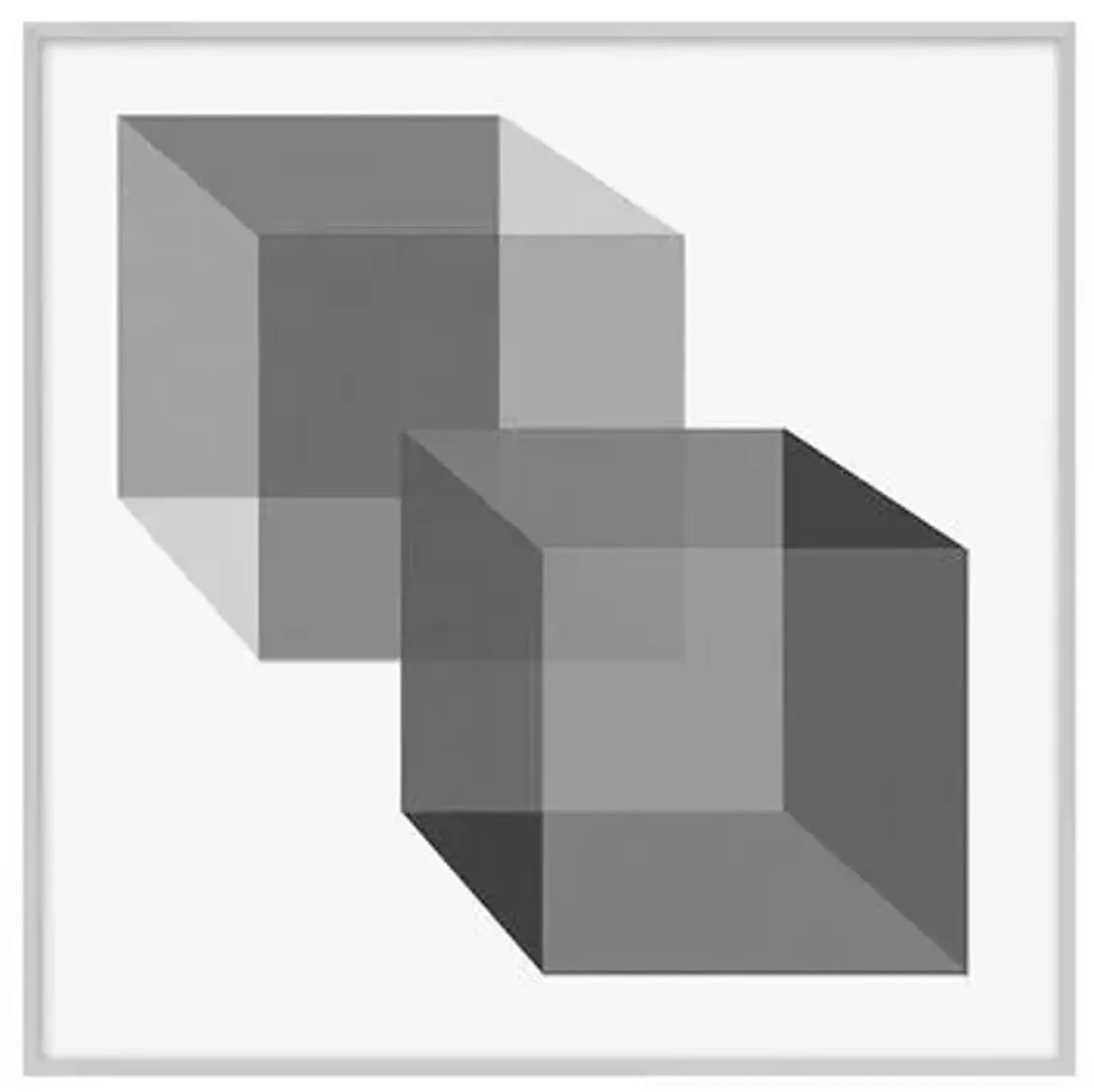 Grayscale Geometric I - Silver