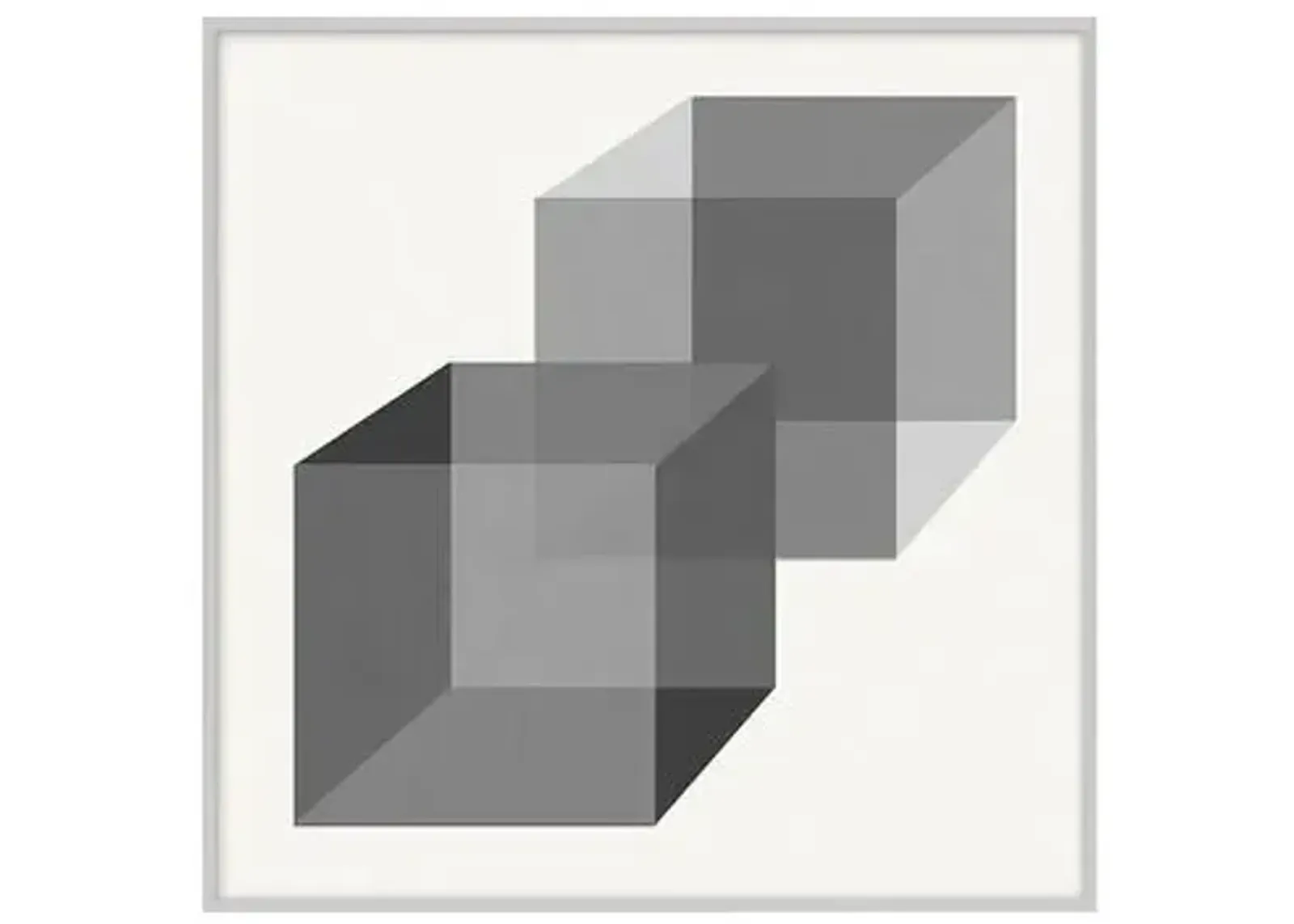 Grayscale Geometric VII - Silver