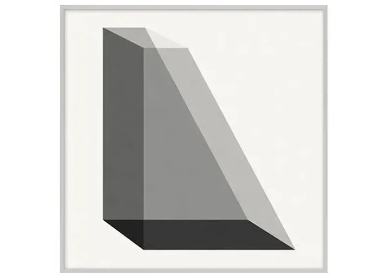 Grayscale Geometric VIII - Silver