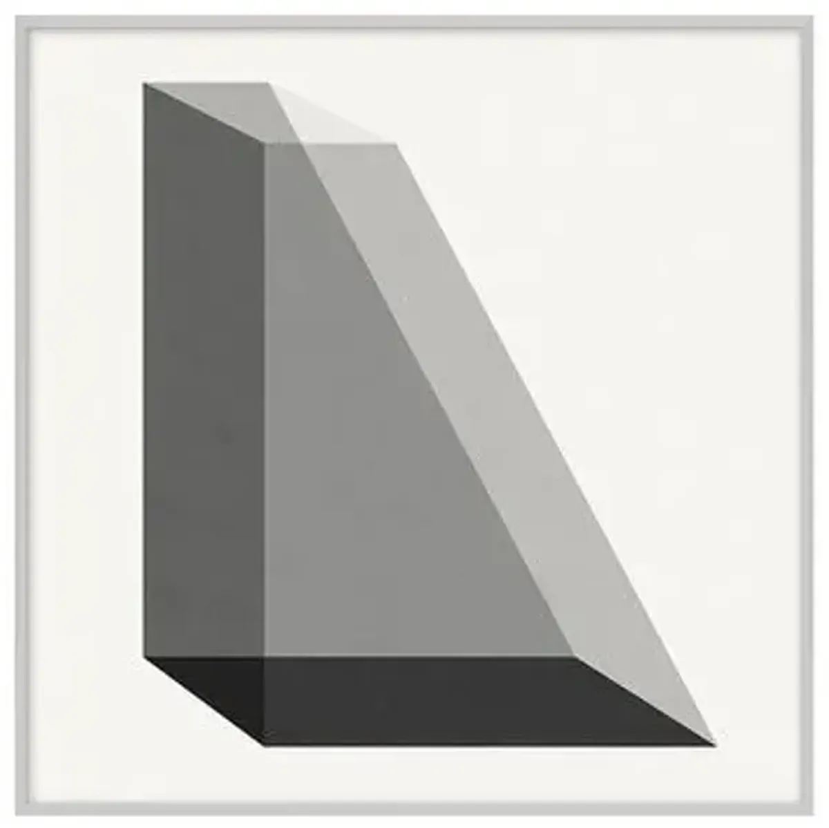 Grayscale Geometric VIII - Silver