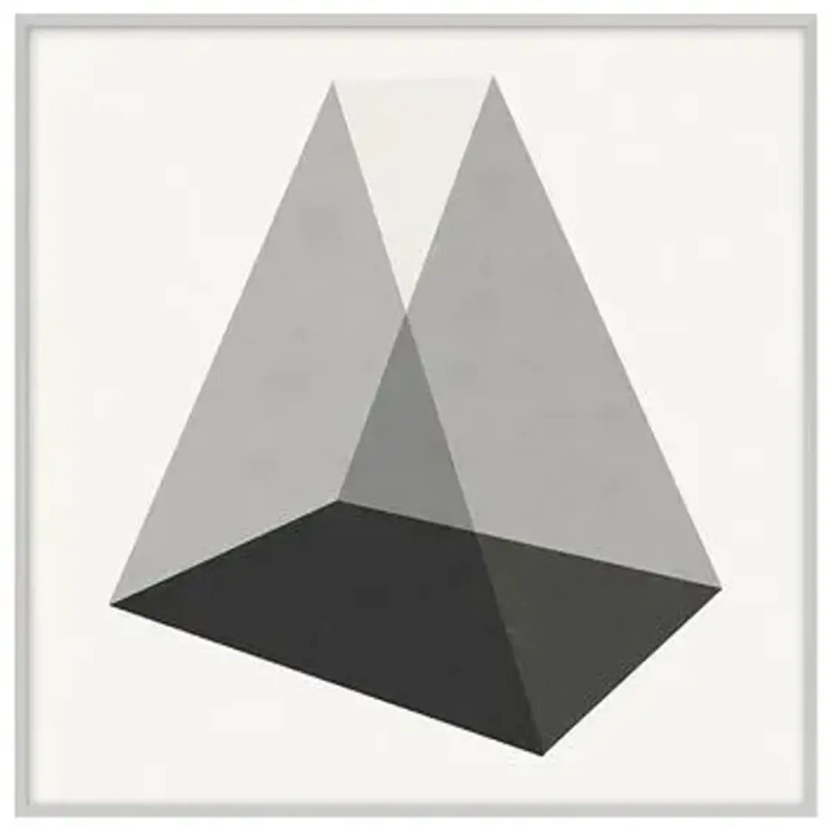 Grayscale Geometric IX - Silver