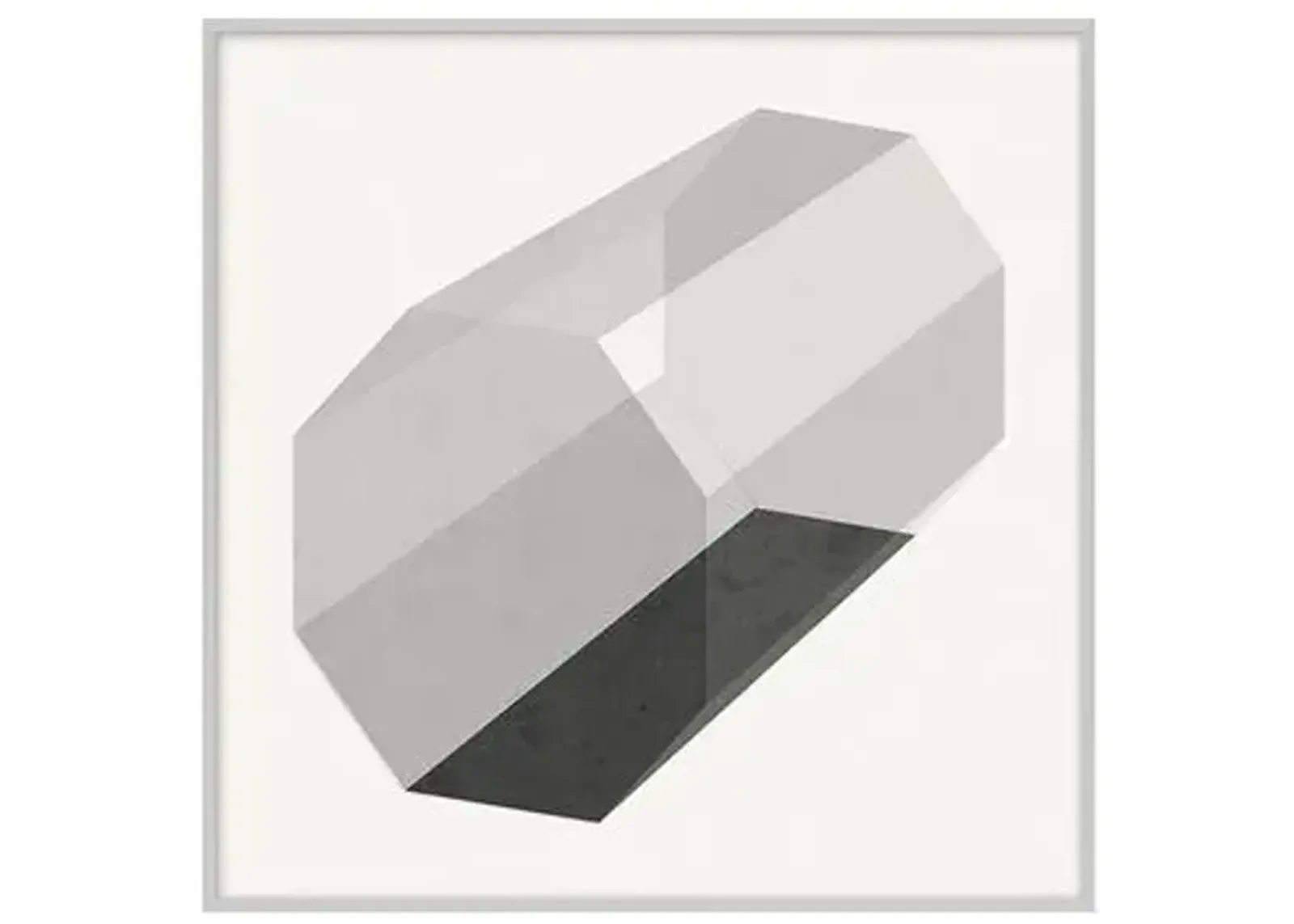 Grayscale Geometric XI - Silver