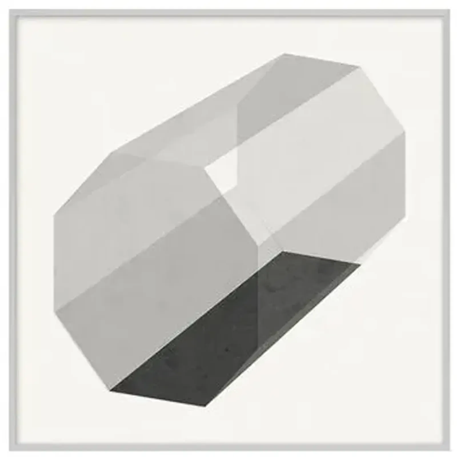 Grayscale Geometric XI - Silver