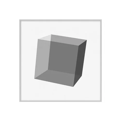 Grayscale Geometric XIII - Silver