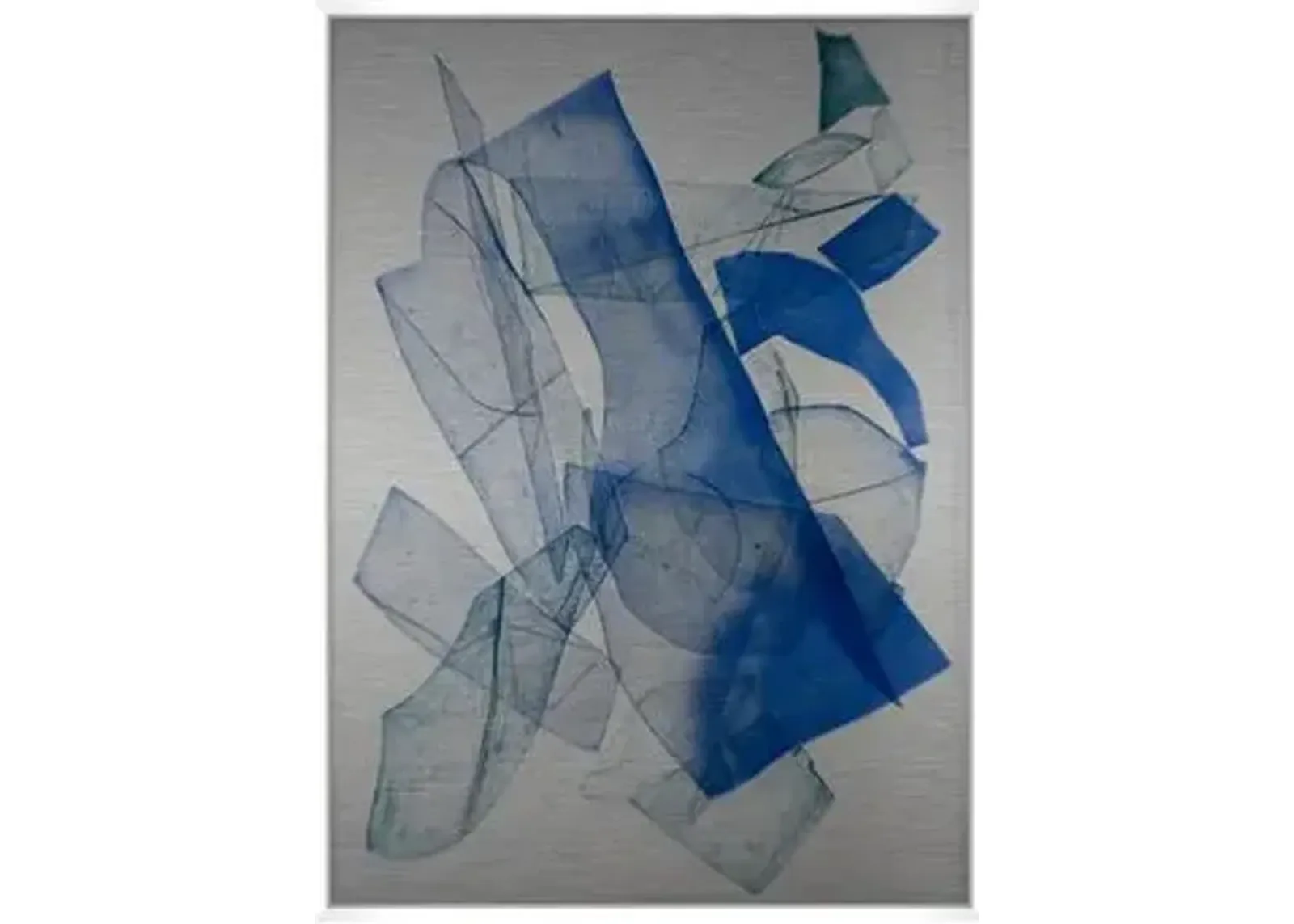 Indigo Etching I - White