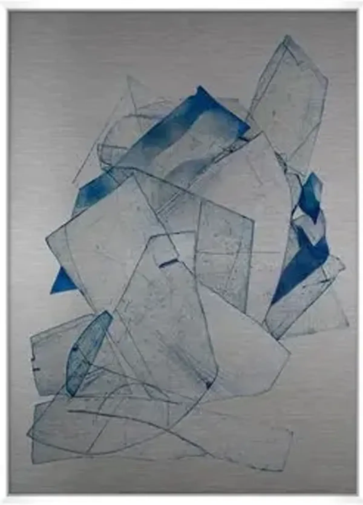 Indigo Etching II - White