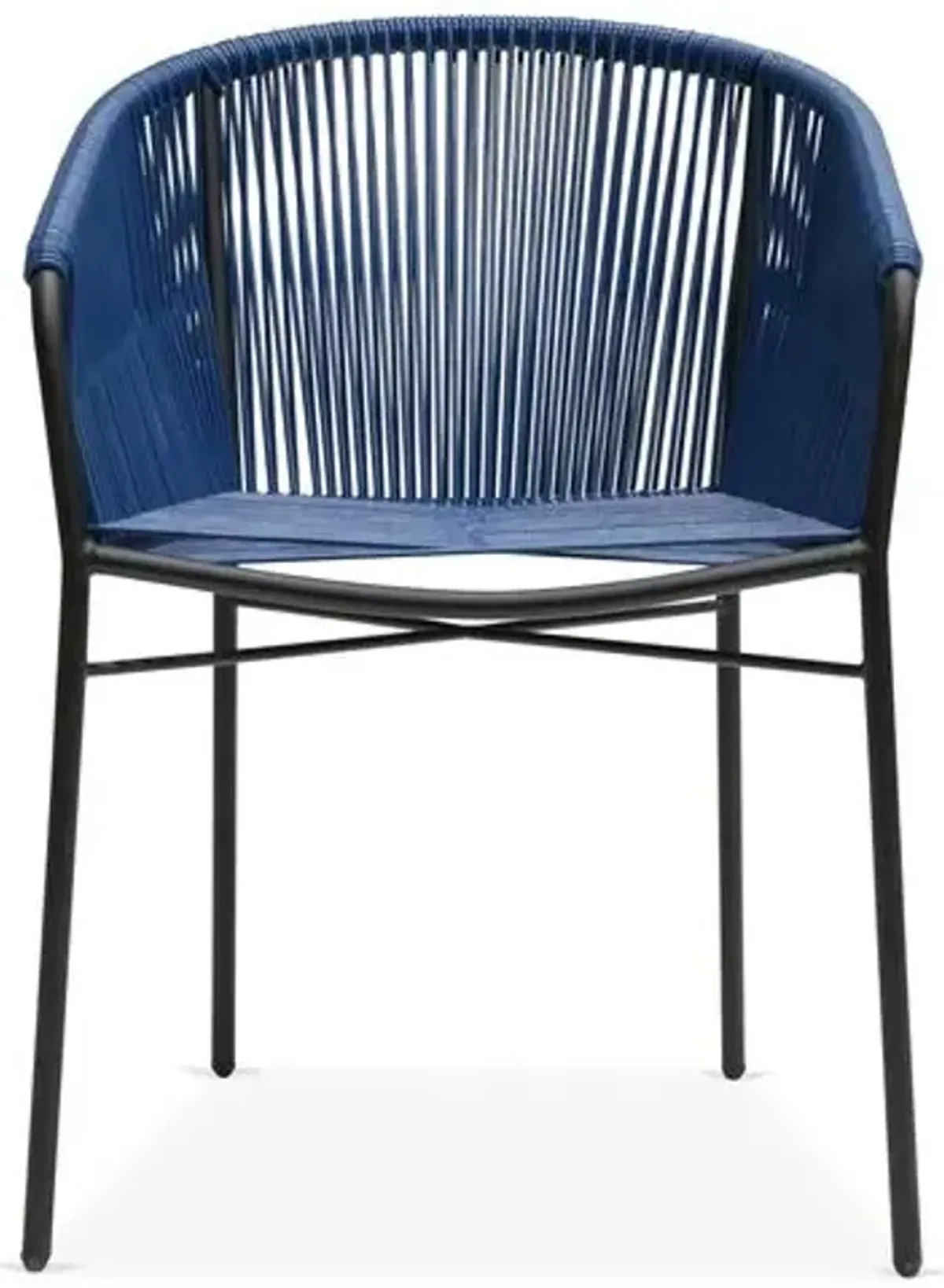 Anais Outdoor Armchair - Navy Blue - Mexa - Handcrafted