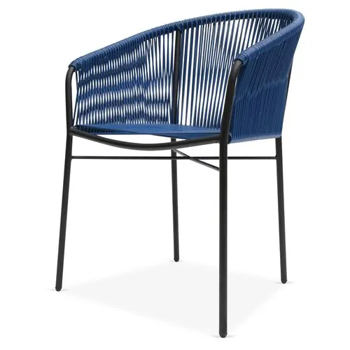 Anais Outdoor Armchair - Navy Blue - Mexa - Handcrafted