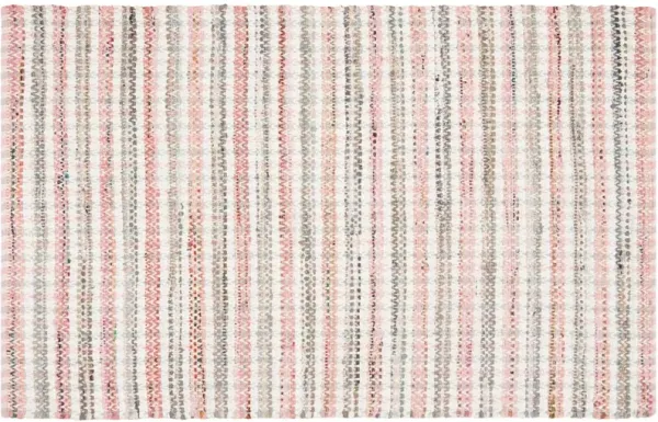 Locklyn Flat-Weave Rug, Pink/Multi