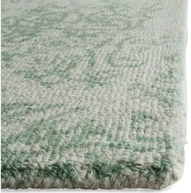 Avrama Rug - Gray/Sage - Green - Green