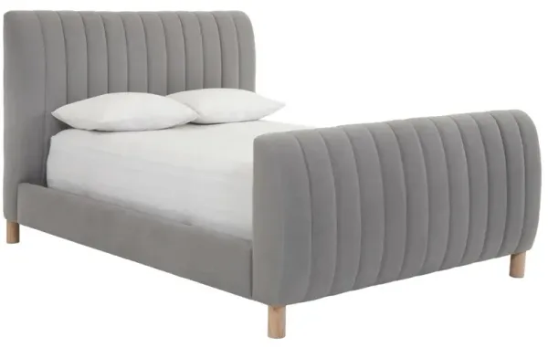 Alden Channeled Linen Bed
