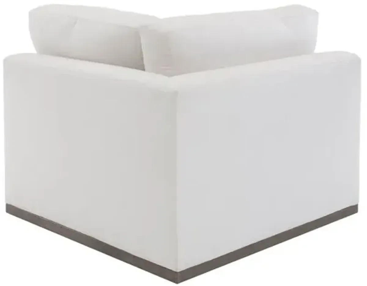 Pratt Crypton Corner Chair - White