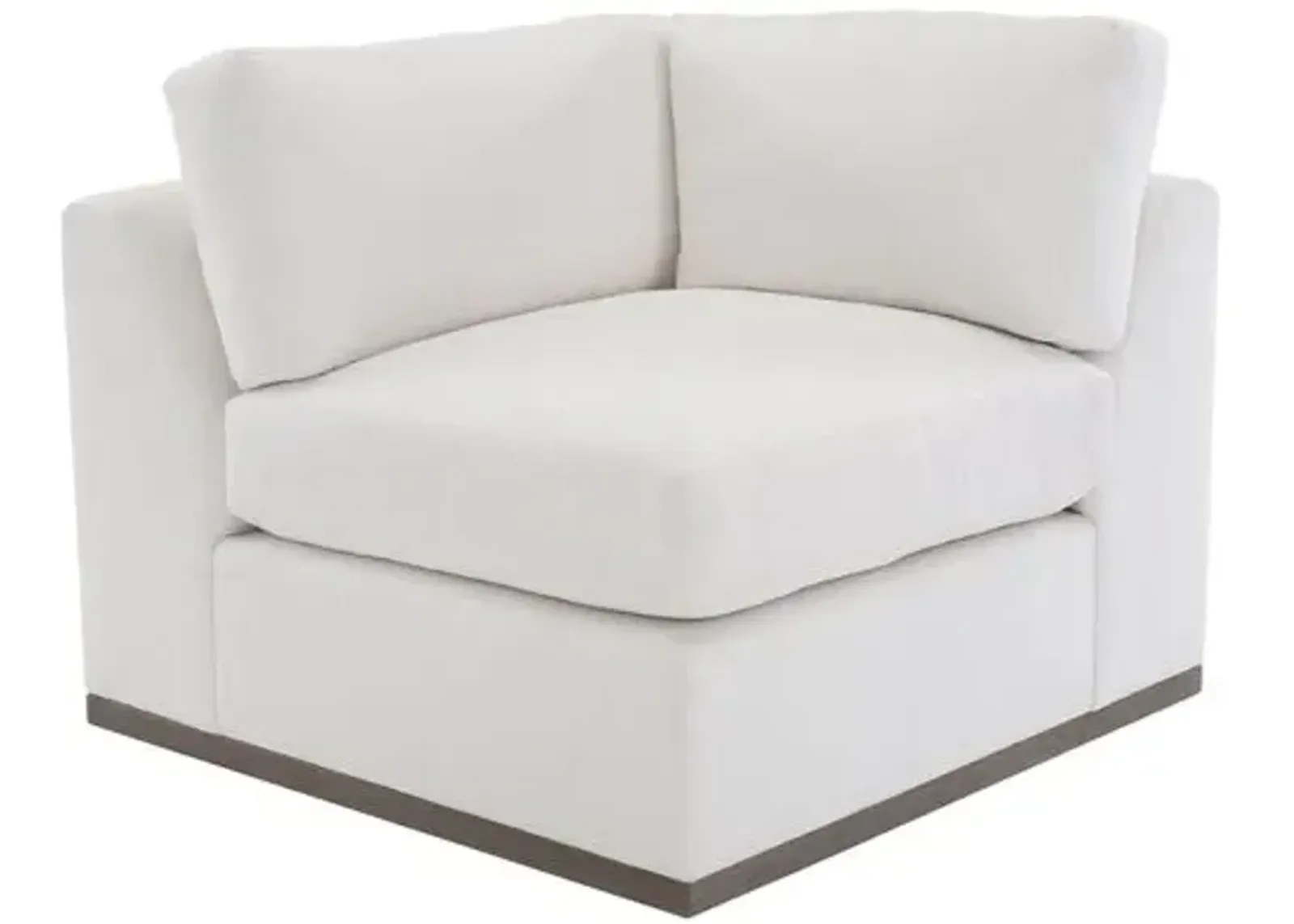 Pratt Crypton Corner Chair - White