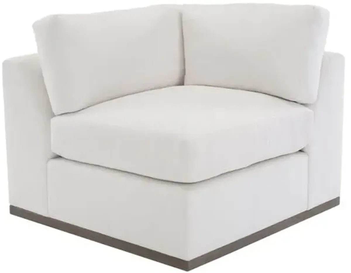 Pratt Crypton Corner Chair - White