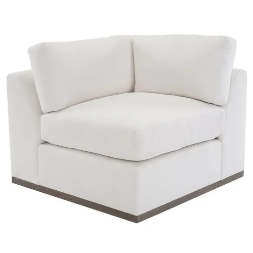 Pratt Crypton Corner Chair - White