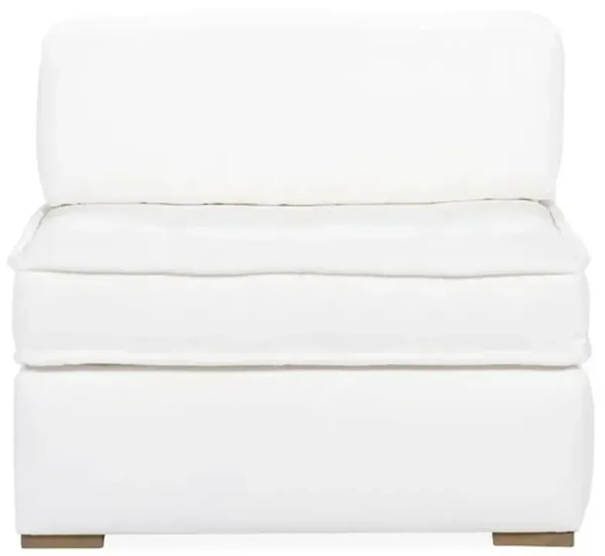 Lane Tufted Slipper Chair - White