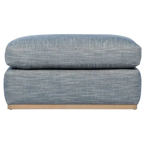 Pratt Crypton Ottoman - Blue