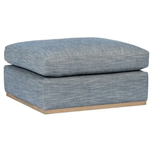 Pratt Crypton Ottoman - Blue