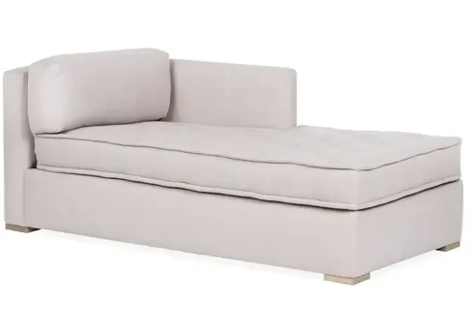 Lane RF Tufted Chaise - Gray - Comfortable, Sturdy, Stylish