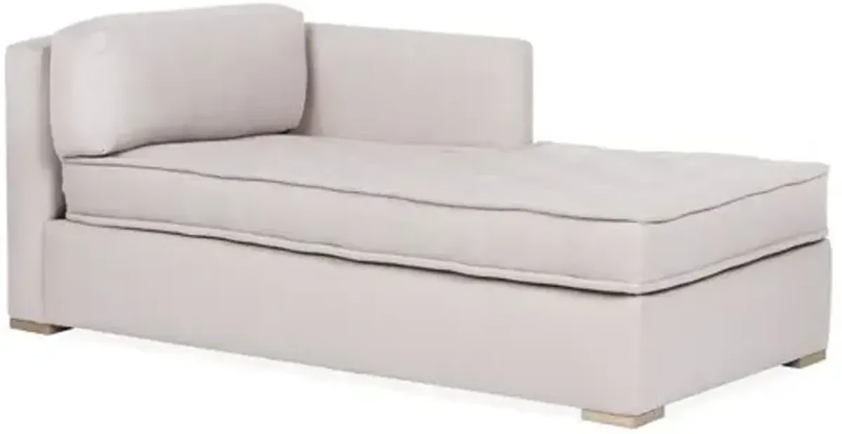 Lane RF Tufted Chaise - Gray - Comfortable, Sturdy, Stylish