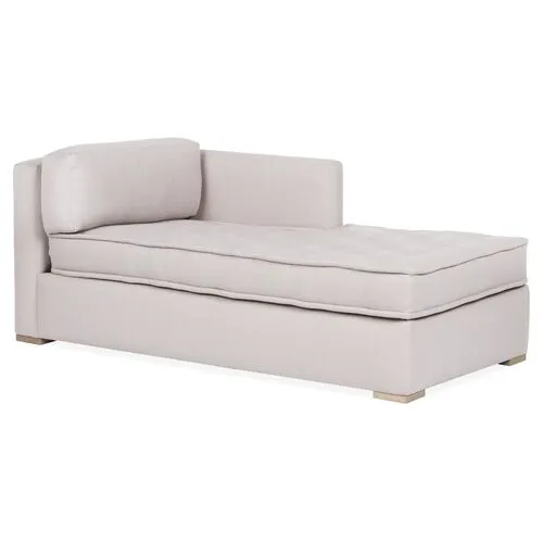 Lane RF Tufted Chaise - Gray - Comfortable, Sturdy, Stylish