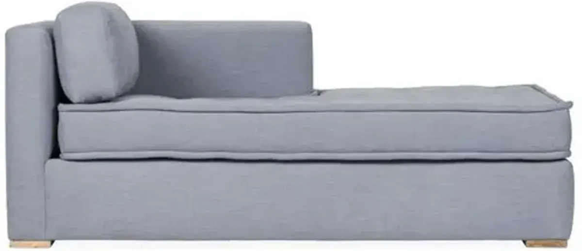 Lane RF Tufted Chaise - Blue - Comfortable, Sturdy, Stylish