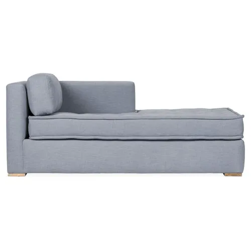 Lane RF Tufted Chaise - Blue - Comfortable, Sturdy, Stylish