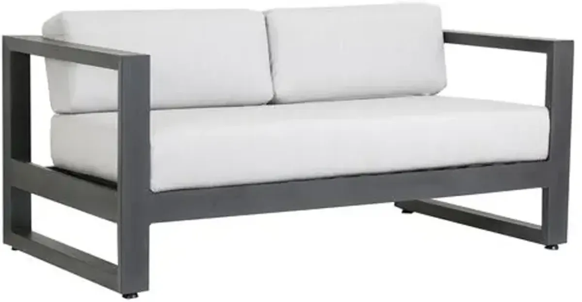 Laken Outdoor Loveseat - Gray