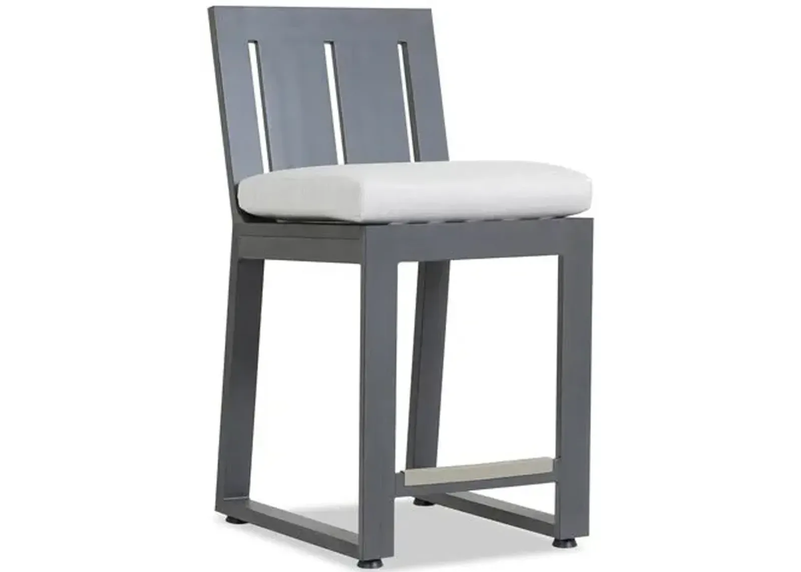 Laken Outdoor Counter Stool - Gray