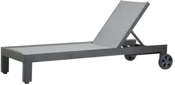 Laken Sling Outdoor Chaise - Gray - Comfortable, Sturdy, Stylish