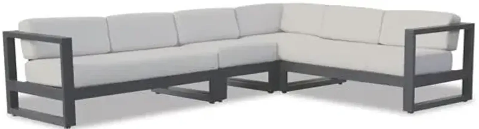 Laken Outdoor Sectional - Gray