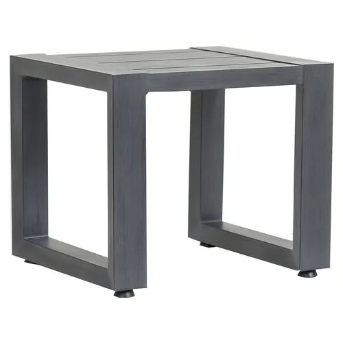 Laken Outdoor Side Table - Graphite - Gray