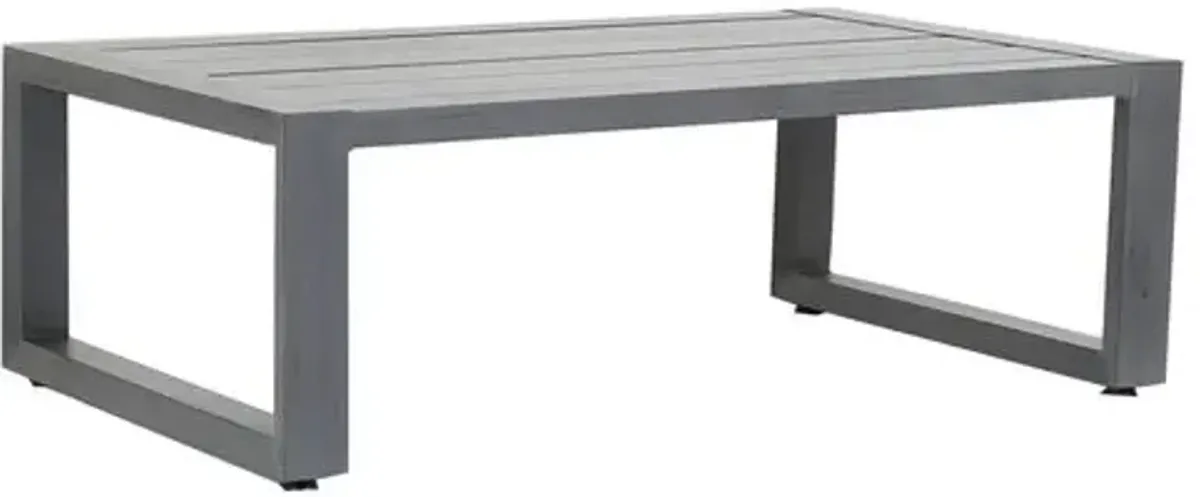 Laken Outdoor Coffee Table - Graphite - Gray