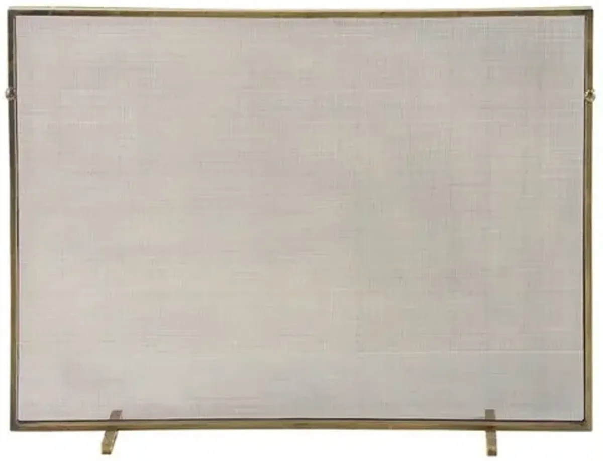 40" Gita Fireplace Screen - Gold - Arteriors