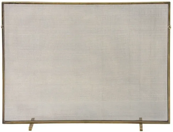 40" Gita Fireplace Screen, Gold