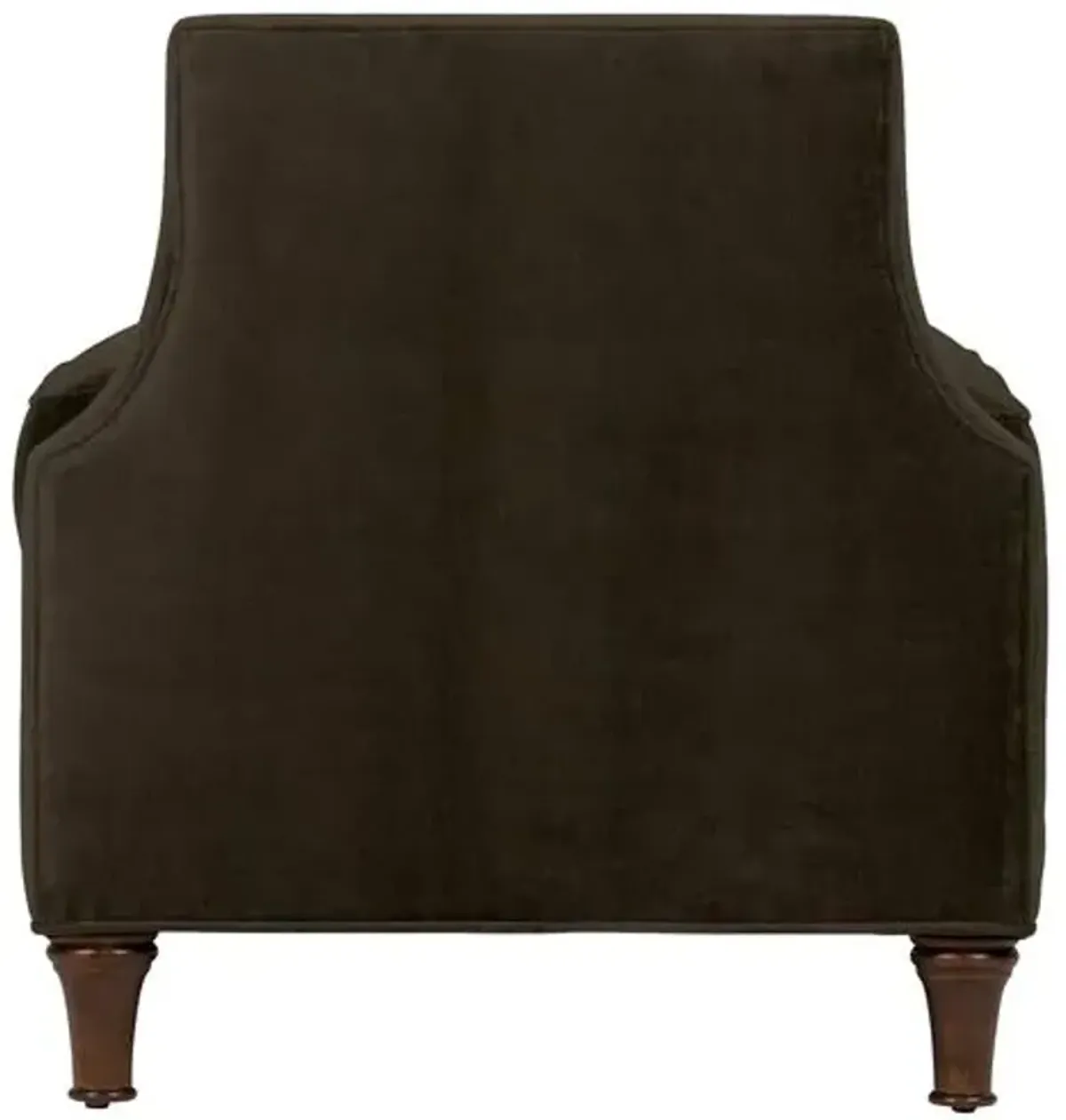 Dumont Velvet Bench - Handcrafted in the USA - Brown