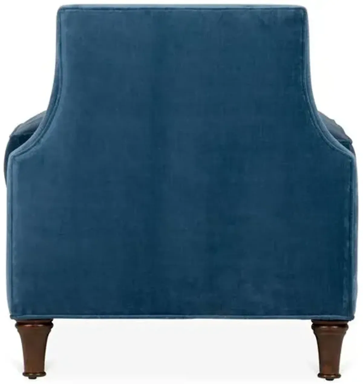 Dumont Velvet Bench - Handcrafted in the USA - Blue