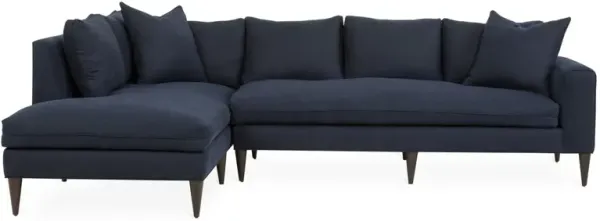 Upton Linen Left-Facing Sectional