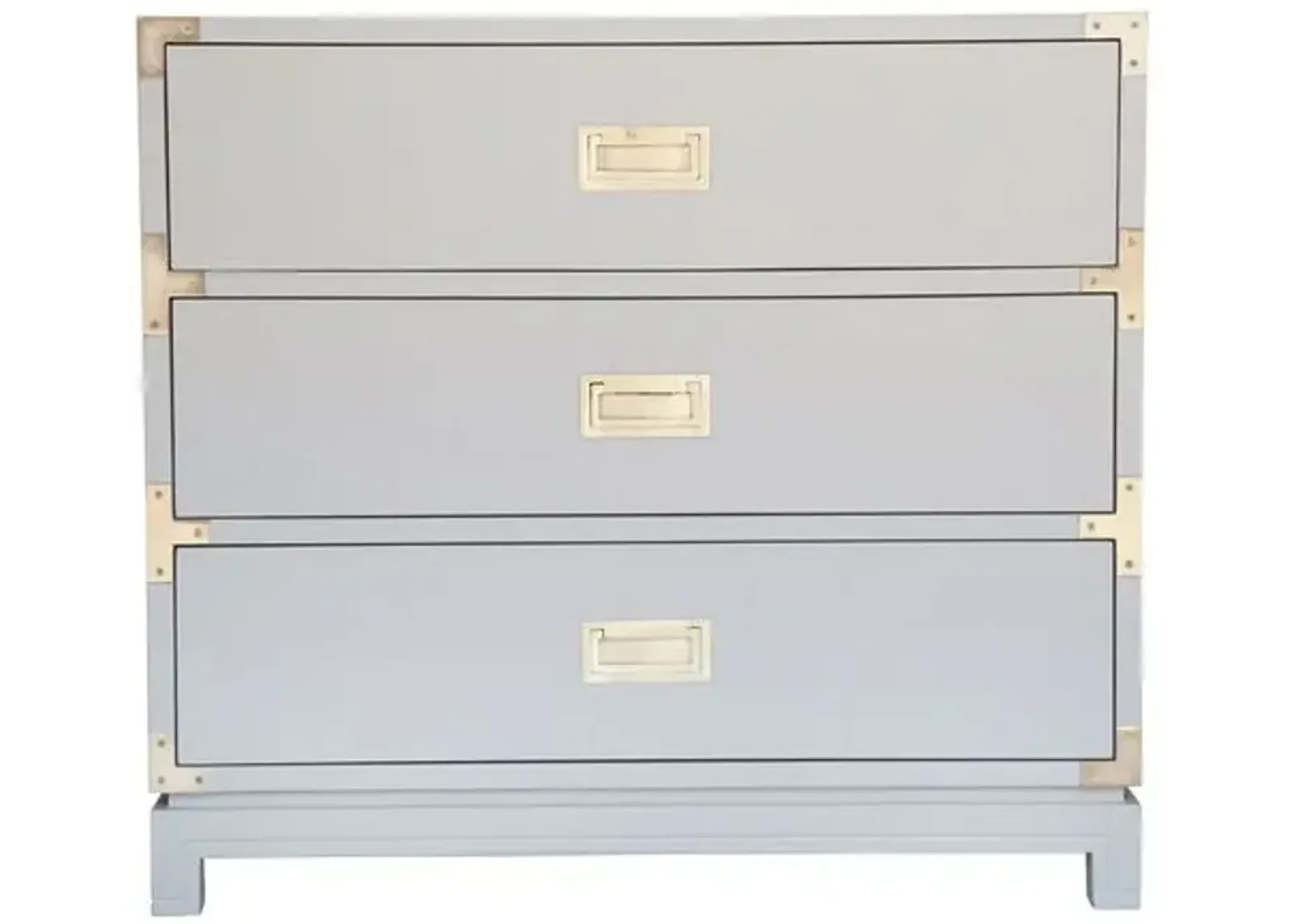 Carlyle Campaign Dresser - Gray - Ave Home