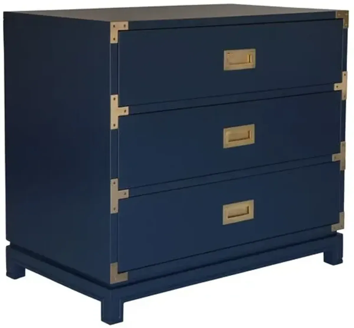 Carlyle Campaign Dresser - Navy - Ave Home