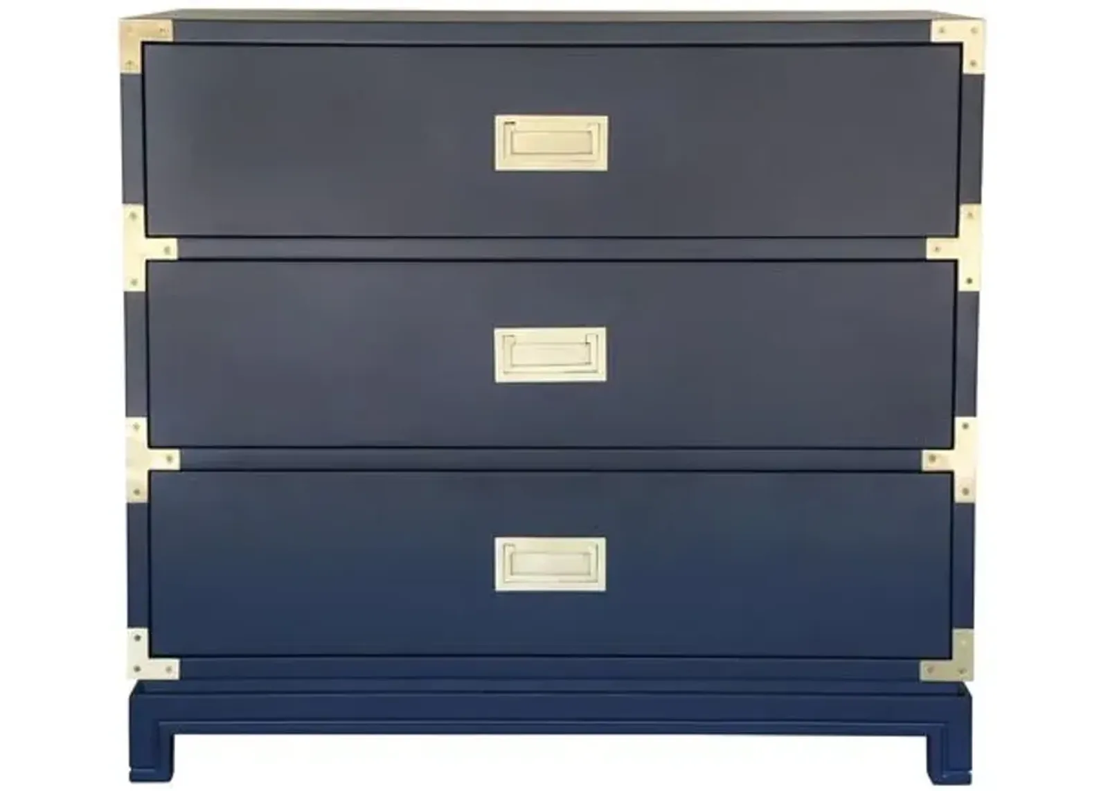 Carlyle Campaign Dresser - Navy - Ave Home