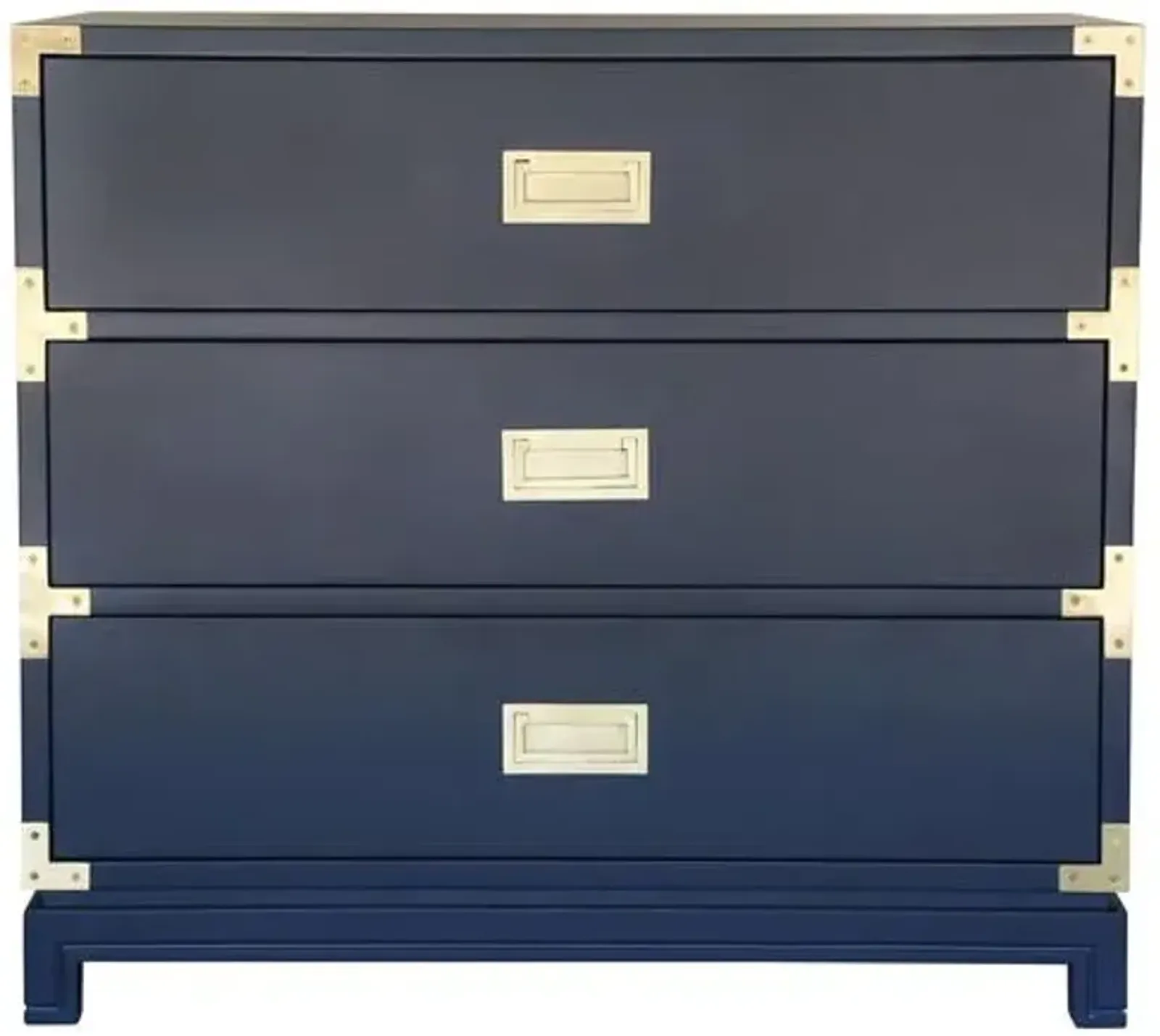 Carlyle Campaign Dresser - Navy - Ave Home